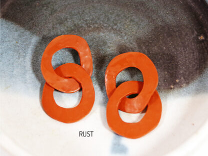 Orbis Earrings - Rust