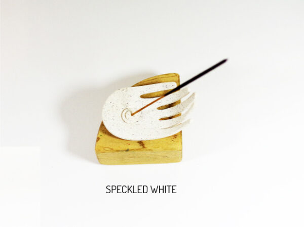 Sano Incense Holder - Speckled White