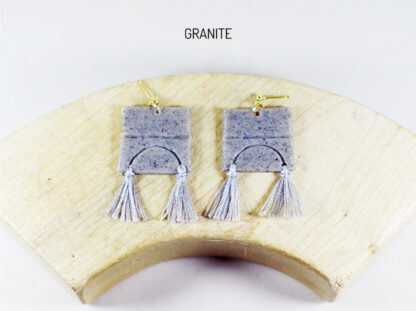 Iris Earrings Granite